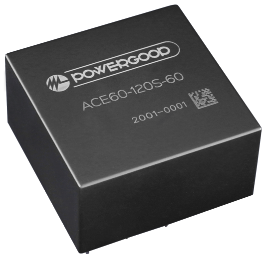 ACE60 Series - 2×2 compact size 60W AC DC module