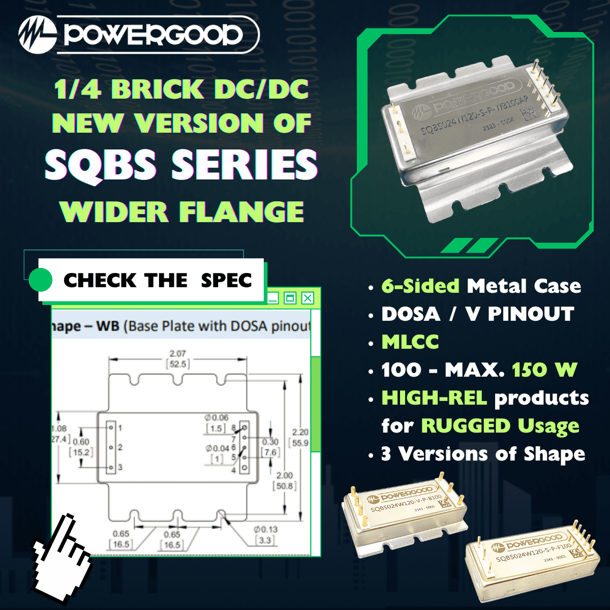 2025 Q2: SQBS and STB series major upgrades! Wide-body disc enclosure 
release & -55~125 operating temperature